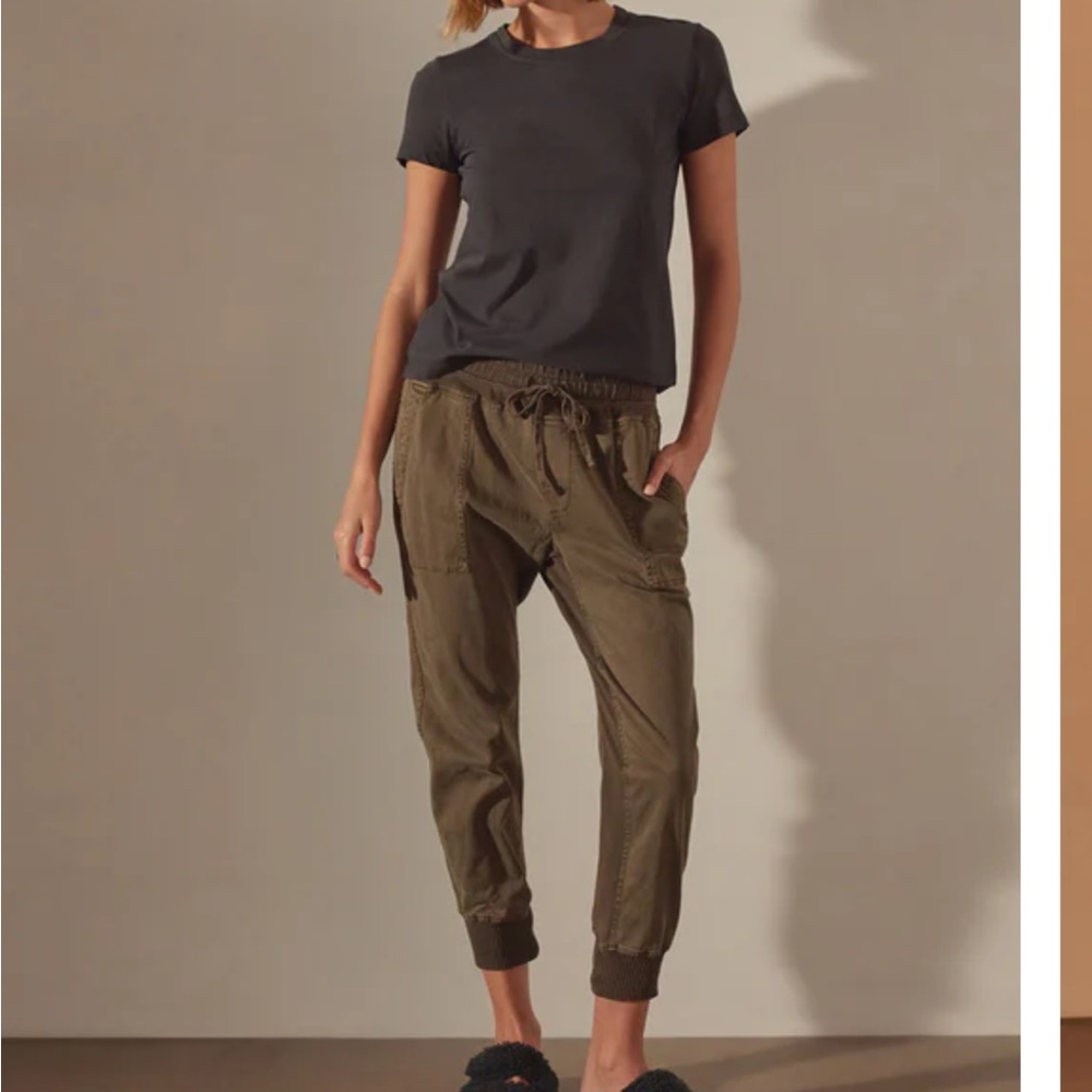 Olive Green Jogger Pants James Perse